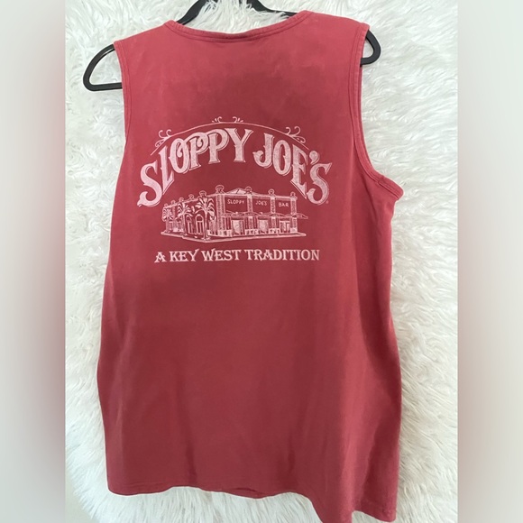 Port & Company Sloppy Joe’s Key West Building Logo Men’s Tank Top. Size Large - Picture 2 of 6